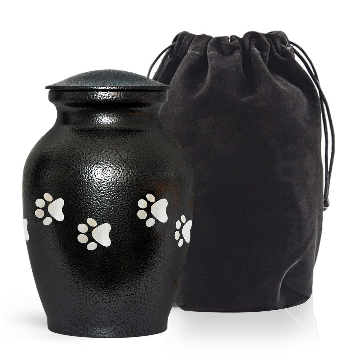 PCS Memorial Pet Cremation Urns for Dogs and Cats Ashes, Paws Engraved Pet Urn,Dog Keepsake Urns for Ashes-Small