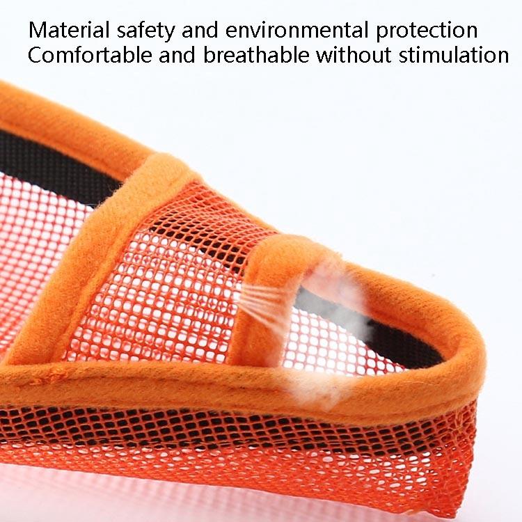 Dog Mouth Cover Anti-Bite Mesh Dog Mouth Cover Medium And Large Dogs Anti-Drop Mask Xxs - Gray